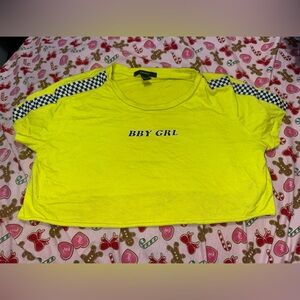 Forever 21 Neon Yellow Tee